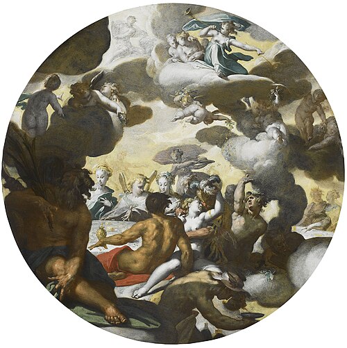 The Marriage of Cupid and Psyche, 1595, Abraham Bloemaert