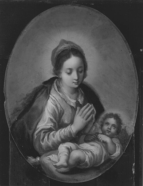 Maria with the child (copy after), 1611, Abraham Bloemaert