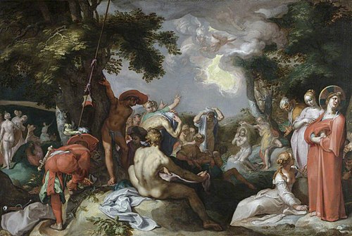 The Baptism of Christ, 1595, Abraham Bloemaert