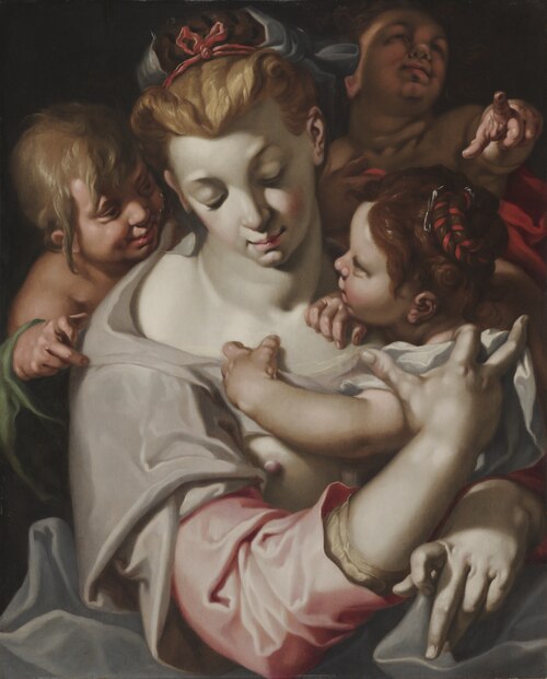 Charity, 1590, Abraham Bloemaert