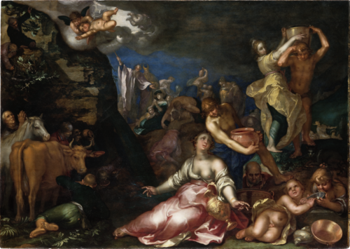 Moses Striking the Rock, 1611, Abraham Bloemaert