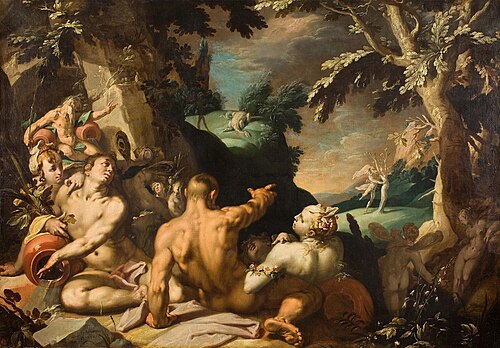 Apollo and Daphne, 1592, Abraham Bloemaert