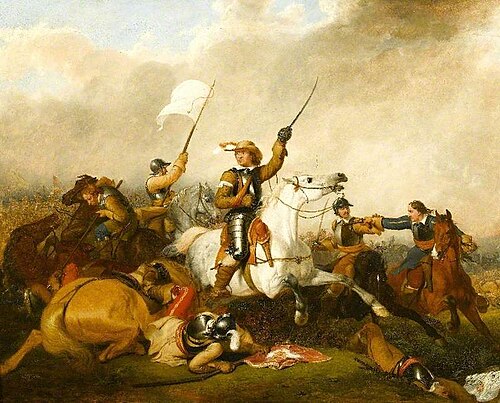 Oliver Cromwell at Marston Moor, 1821, Abraham Cooper