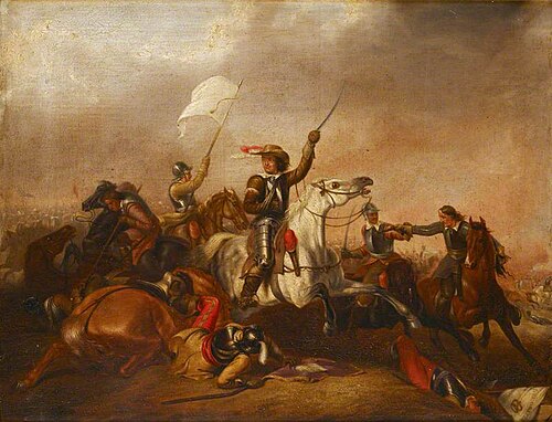Cromwell at Marston Moor, 1825, Abraham Cooper