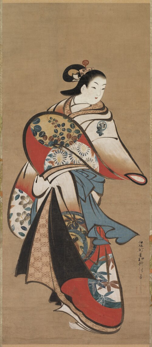 Courtesan, 1725, Matsuno Chikanobu