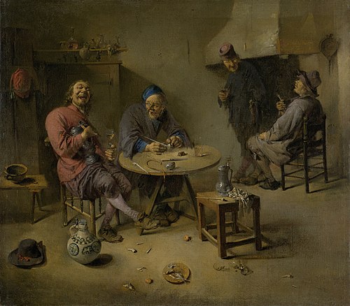 The barroom, 1665, Abraham Diepraam