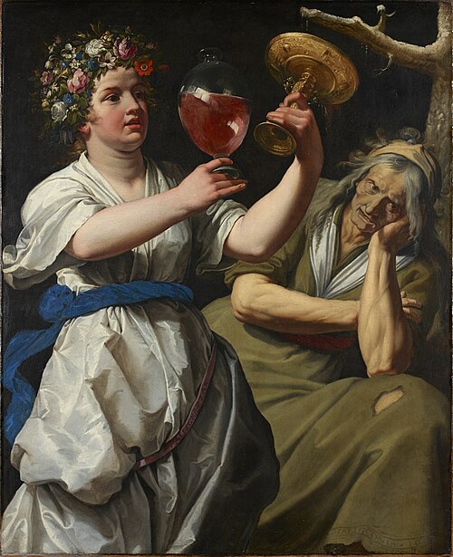 Allegory of Joy and Melancholy, 1628, Abraham Janssens I