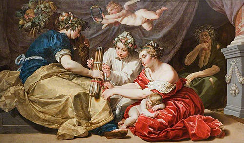 Peace and Plenty binding Arrows of War, 1614, Abraham Janssens I
