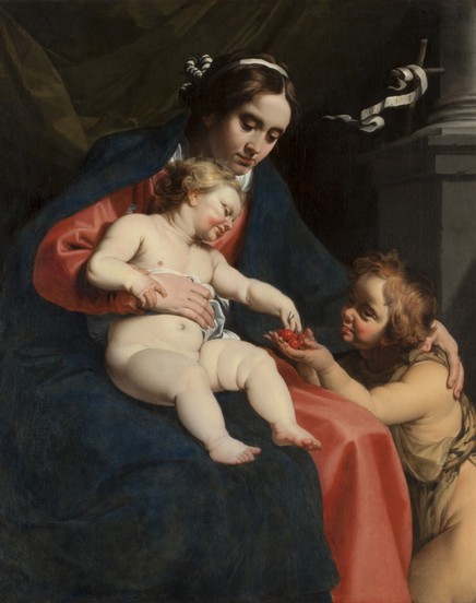 The Virgin and Child with St John the Baptist, 1615, Abraham Janssens I