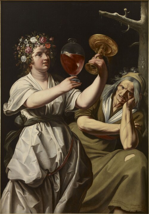 Allegories of Joy and Melancholy, 1625, Abraham Janssens I