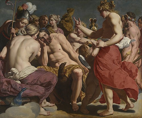 Jupiter réprimandé par Vénus, 1612, Abraham Janssens I