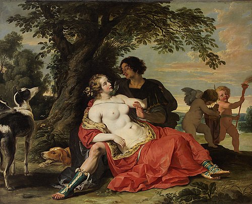 Venus   and  Adonis, 1620, Abraham Janssens I