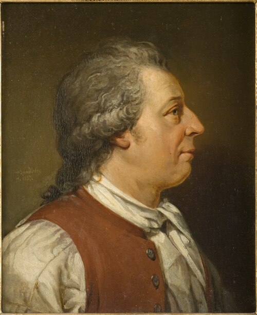 Carl Michael Bellman (1740-1795), poet, married to Lovisa Grönlund, 1827, Johan Gustaf Sandberg