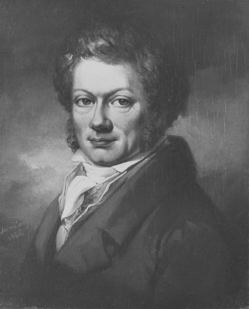 Portrait of Karl Fredrik von Breda, 1759-1818, 1826, Johan Gustaf Sandberg