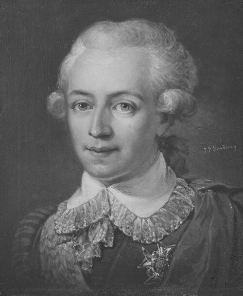 Portrait of Johan Gabriel Oxenstierna, , Johan Gustaf Sandberg