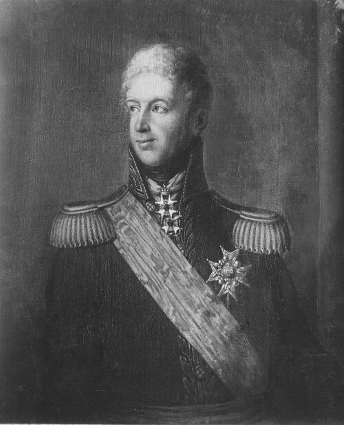 Johan August Sandels (1764-1831), count, general, 1850, Johan Gustaf Sandberg