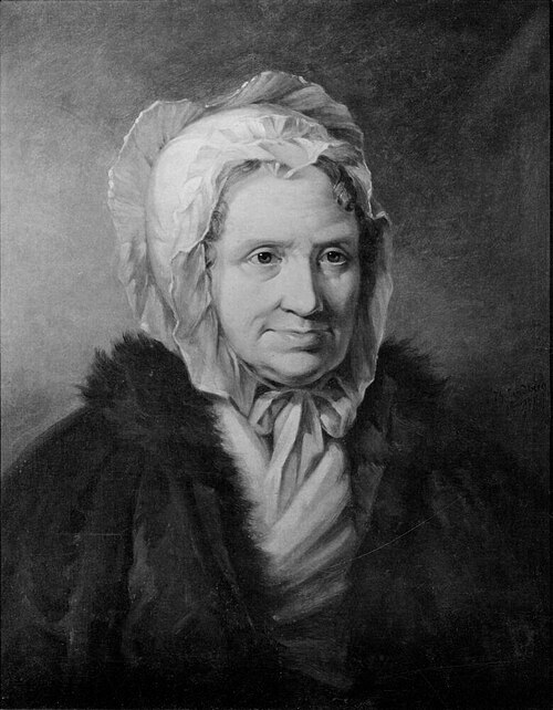 Katarina Maria Högberg (1745-1820) married to the caretaker of the number lottery Anders Sandberg, 1819, Johan Gustaf Sandberg