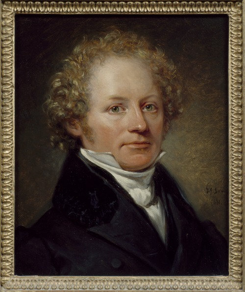 Per Daniel Amadeus Atterbom (1790-1855), poet, professor, married to Ebba of Ekenstam, 1831, Johan Gustaf Sandberg