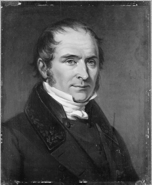 Elias Magnus Fries (1794-1878), professor, married to Christina Wieslander, 1838, Johan Gustaf Sandberg