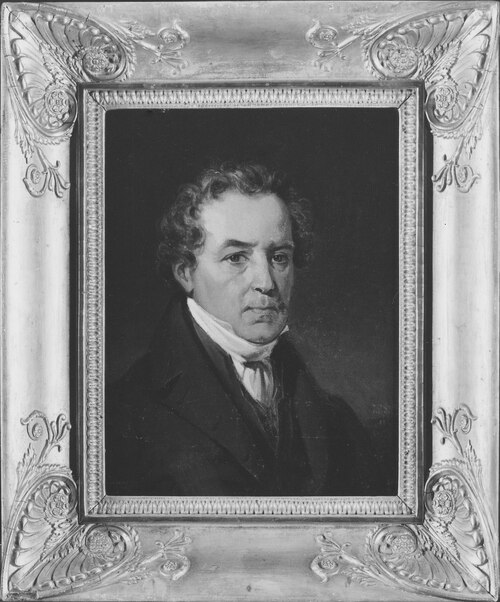 Carl Johan Fahlcrantz, 1774-1861. Konstnär, 1836, Johan Gustaf Sandberg
