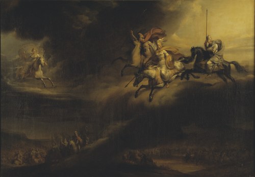 Valkyries Riding into Battle, , Johan Gustaf Sandberg