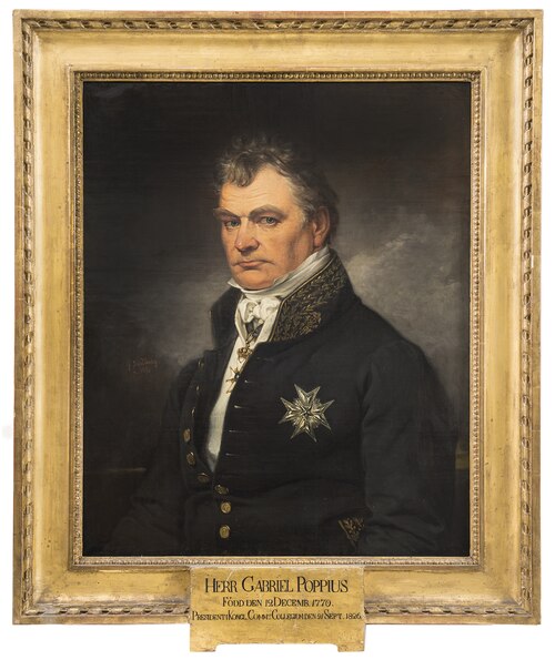Gabriel Poppius (1770-1856), statsråd, president i Kommerskollegium., , Johan Gustaf Sandberg