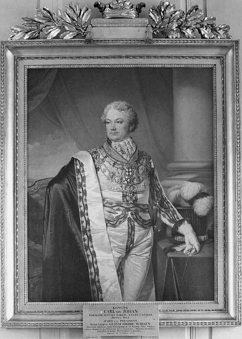 Gustaf Fredrik Wirsén (1779-1827), greve, statsråd, president, ledamot av Svenska Akademien, gift me, 1826, Johan Gustaf Sandberg