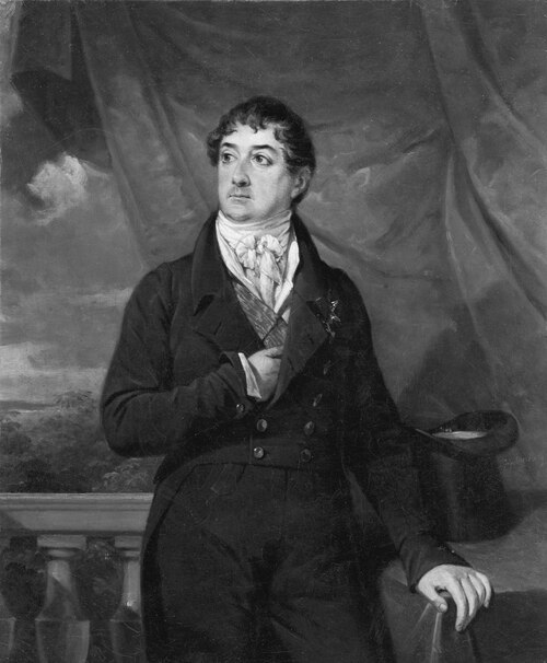 Carl de Geer of Leufsta (1781-1861), count, property owner, politician, cavalry captain, married to , , Johan Gustaf Sandberg