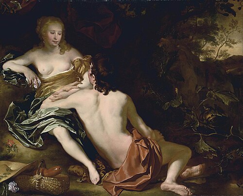 Granida and Daifilo, 1650, Abraham van den Tempel
