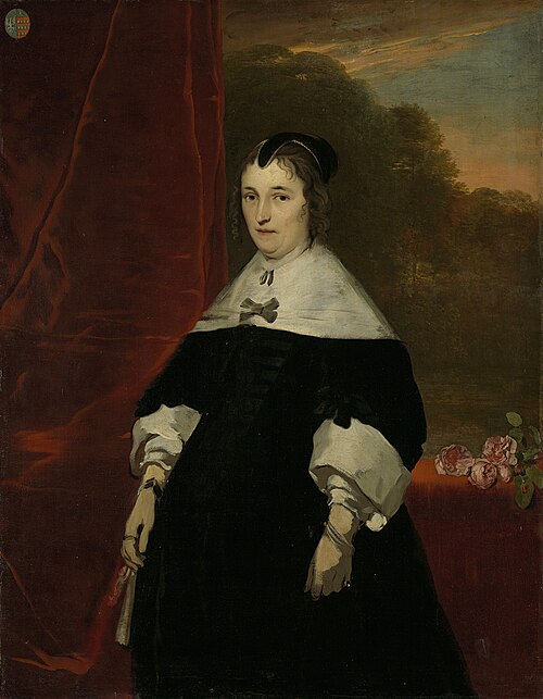 Portrait de Machteld Bas, 1669, Abraham van den Tempel