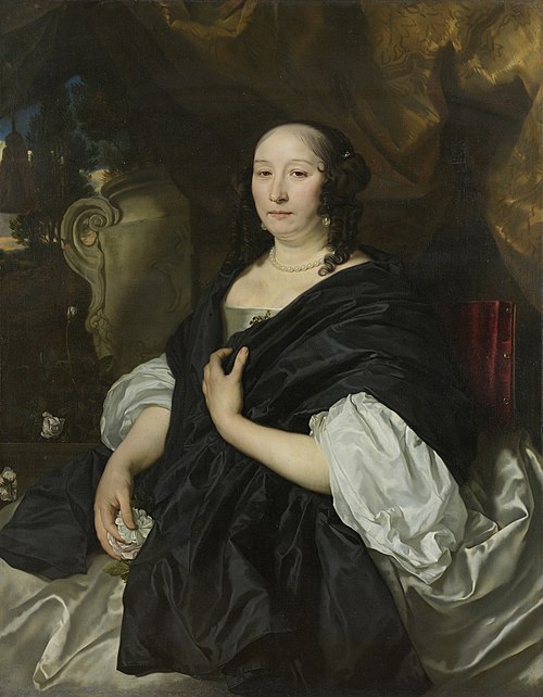 Portrait of Catharina van der Voort, 1667, Abraham van den Tempel