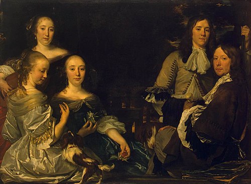 Family Portrait, 1660, Abraham van den Tempel