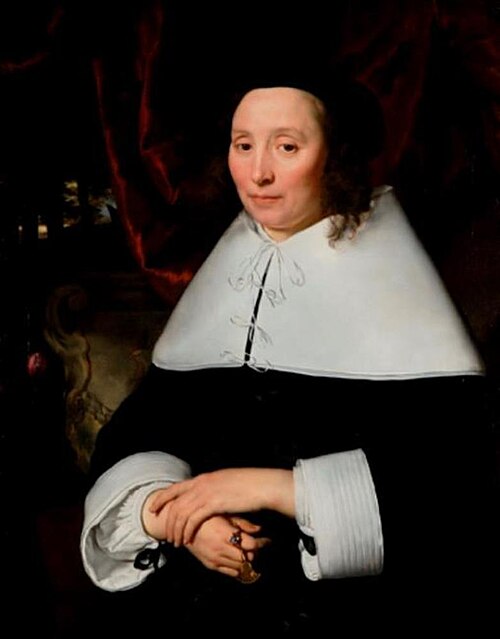 Portrait of Helena Grondt (1613/14-after 1665), 1660, Abraham van den Tempel