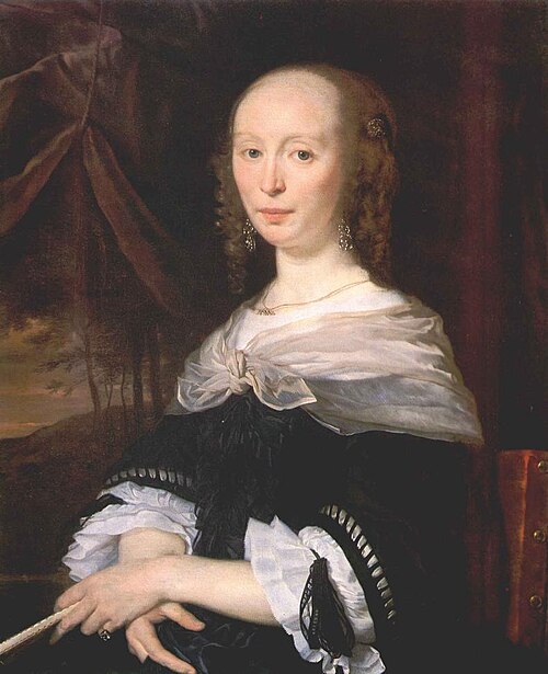 Portrait d'une dame, 1660, Abraham van den Tempel