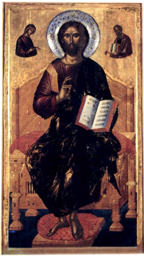 Christ Enthroned (Ritzos), 1466, Andreas Ritzos