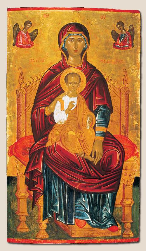 Mother of God Enthroned, 1485, Andreas Ritzos