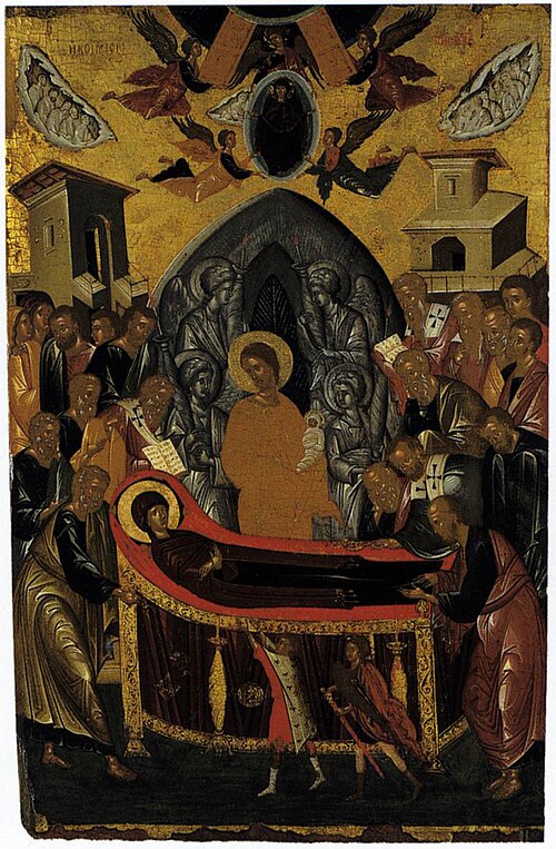 The Dormition of the Virgin, 1485, Andreas Ritzos
