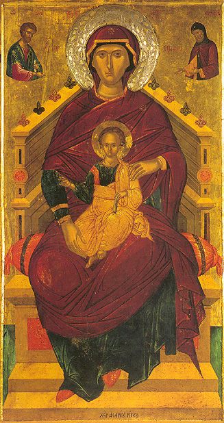 The Mother of God Enthroned, 1470, Andreas Ritzos