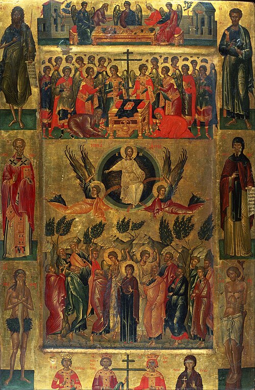 Ascension of Christ with the Hetoimasia, 1450, Andreas Ritzos