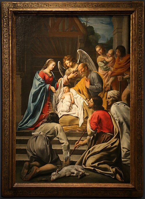 Adoration des bergers, 1700, Maître des cortèges