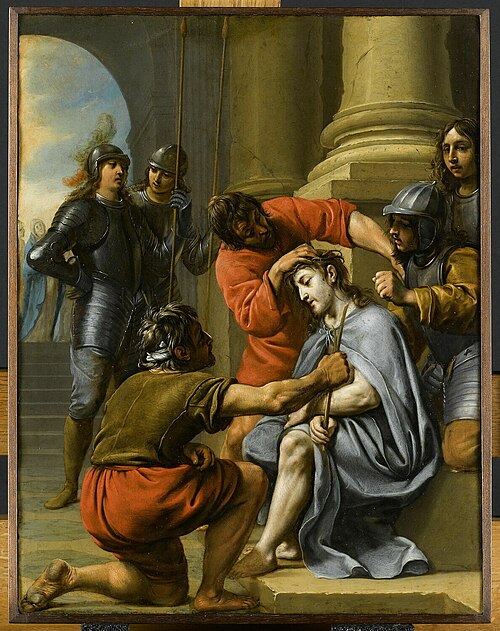 Le Couronnement d'épines, 1650, Maître des cortèges