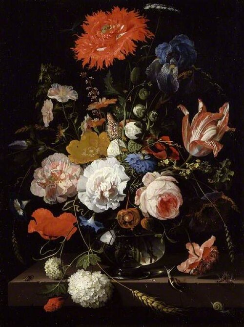 Flower-piece, 1672, Abraham Mignon