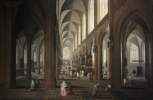 La Cathédrale d'Anvers, 1700, Pieter Neefs