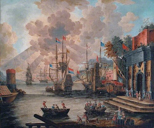 Dutch Sea Port with Shipping, , Abraham Storck