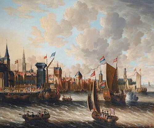 View of Antwerp, Belgium, , Abraham Storck