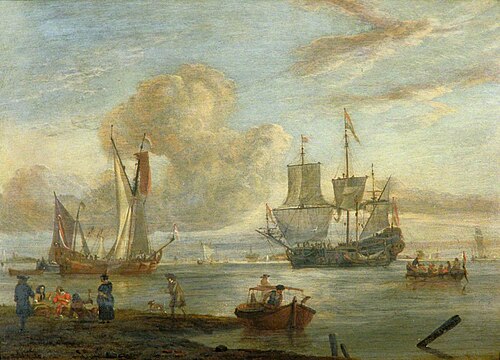 Estuary Scene, , Abraham Storck
