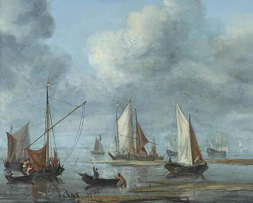 Seascape I, Calm Offshore, , Abraham Storck