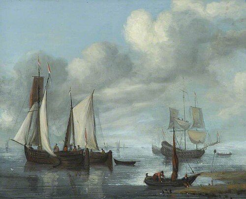 Seascape II, Calm Offshore, , Abraham Storck
