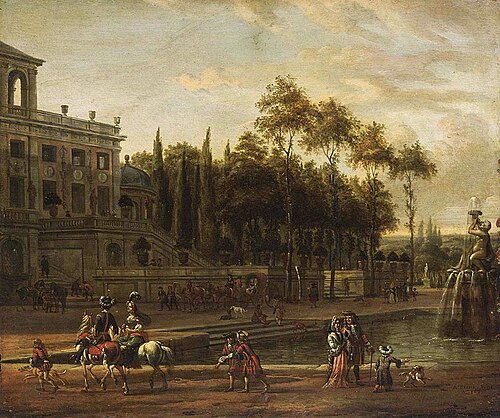 Italianate Park Landscape, 1687, Abraham Storck