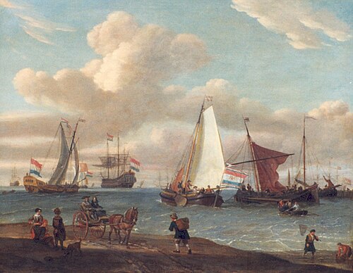 Busy Harbour, 1690, Abraham Storck